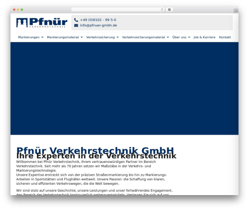 Hello Elementor theme WordPress - pfnuer-verkehrstechnik.de