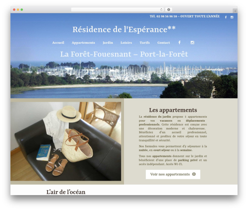 Lambda theme WordPress - hotel-esperance.org