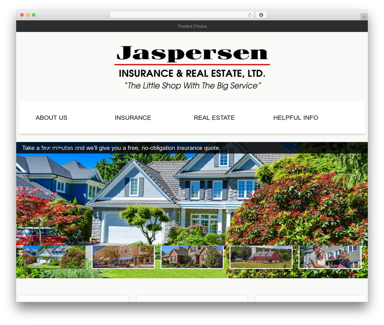WordPress theme cherry - jasperseninsurance.com