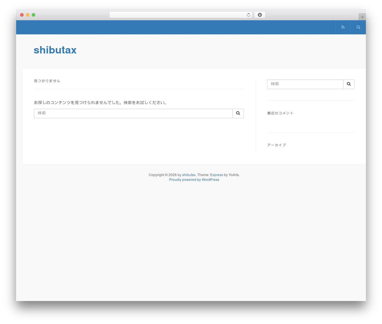 WordPress theme Express - mrzeirishi.com