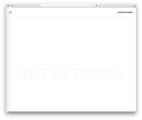 WordPress theme Snapster - instantidee.at