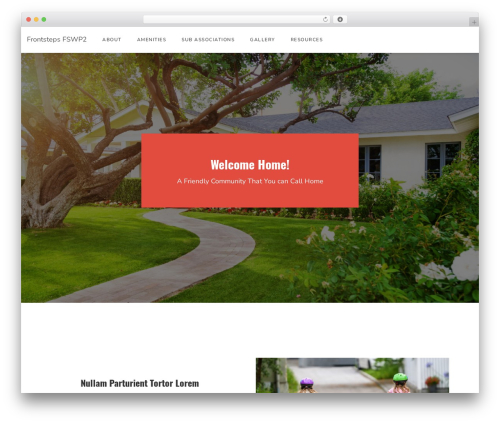 WP theme FrontSteps - fswp2.net