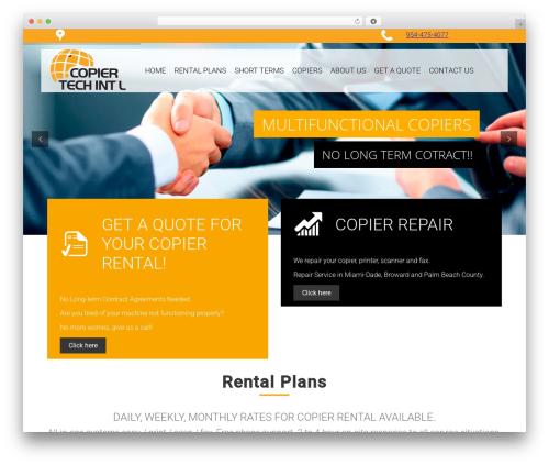 COPIER INT SOLUTION theme WordPress - copiertechintl.com