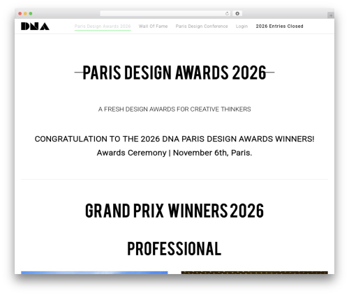 Corpus WordPress theme - dna.paris
