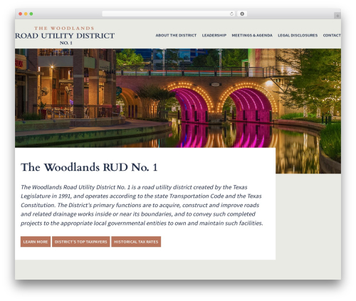 customTheme premium WordPress theme - woodlandsrud1.org