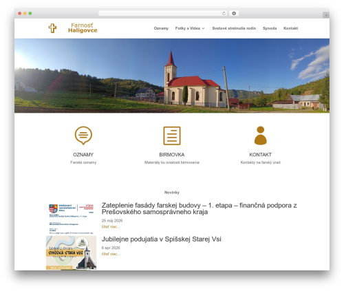 Divi best WordPress theme - farnosthaligovce.sk