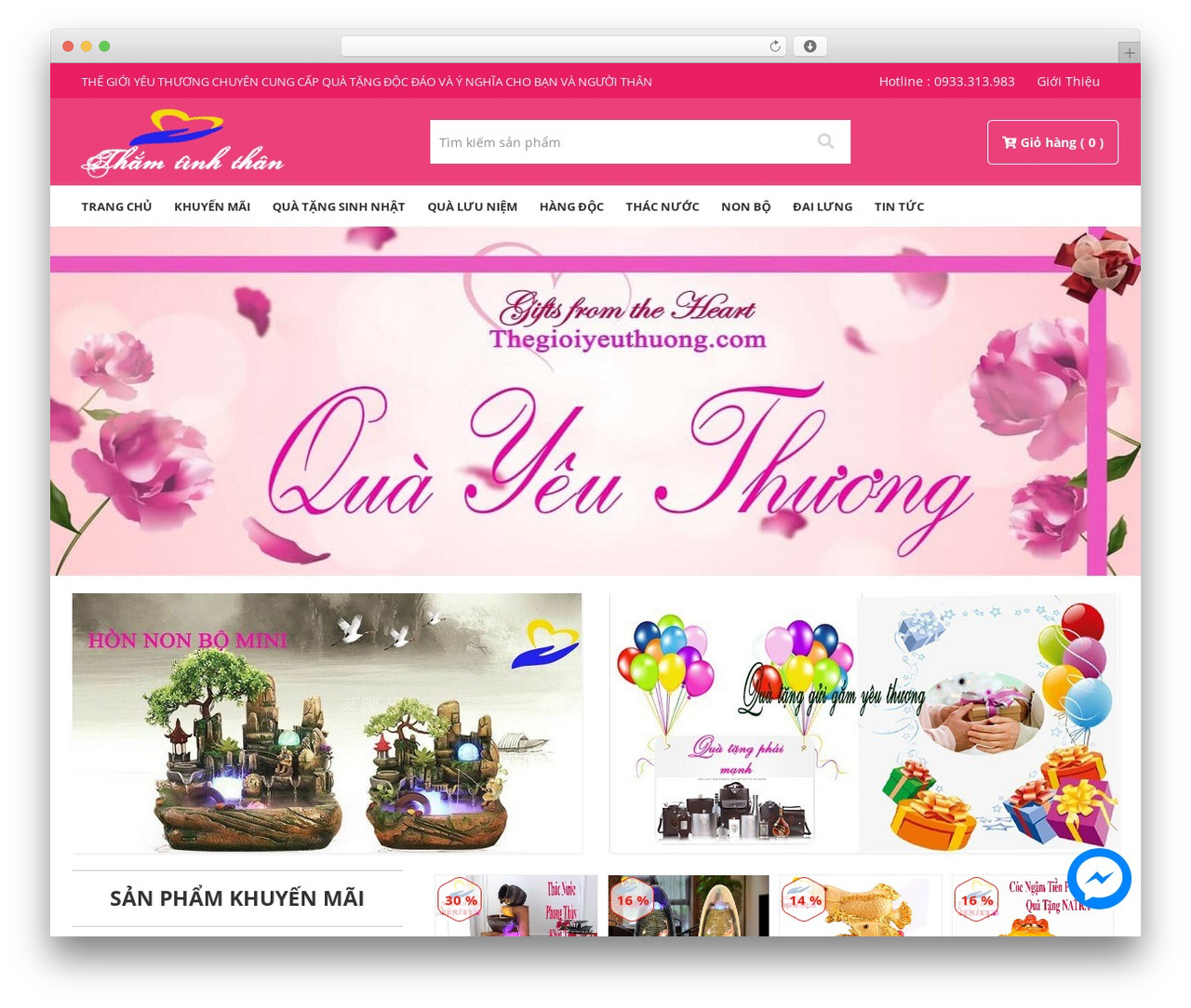 Fletment WordPress theme - thegioiyeuthuong.com