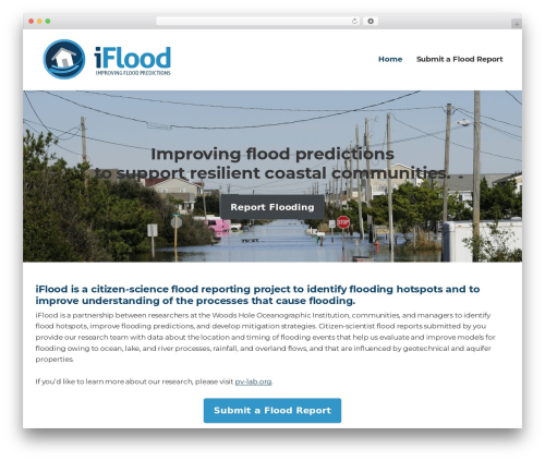 Gener8 WordPress theme - iflood.org