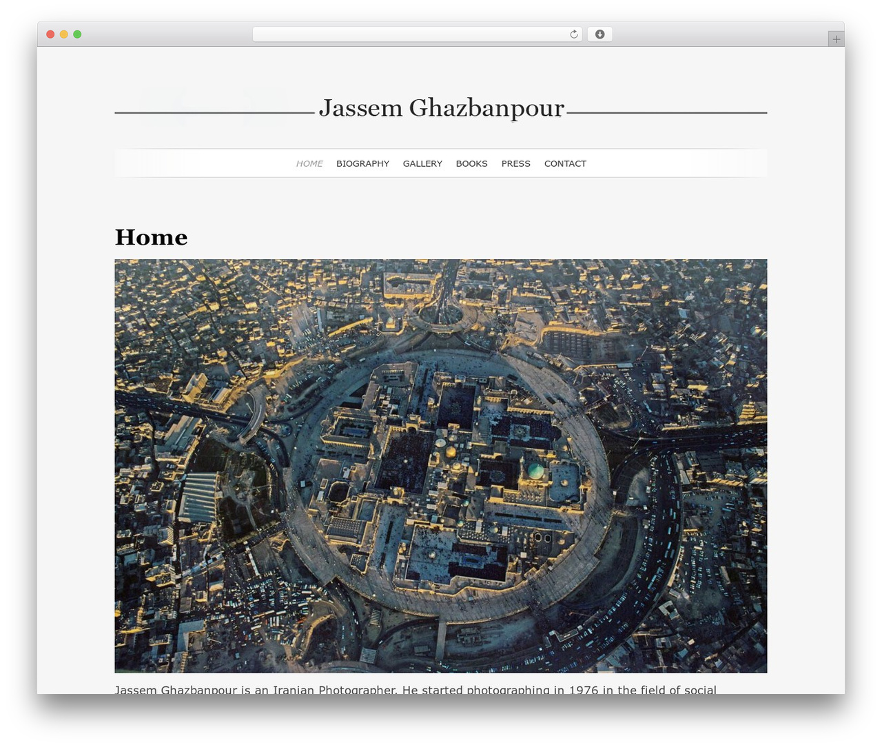 SimplePress WordPress theme - jassem-photographer.com