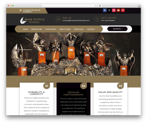 Theme WordPress Divi - markpatrickstudio.com
