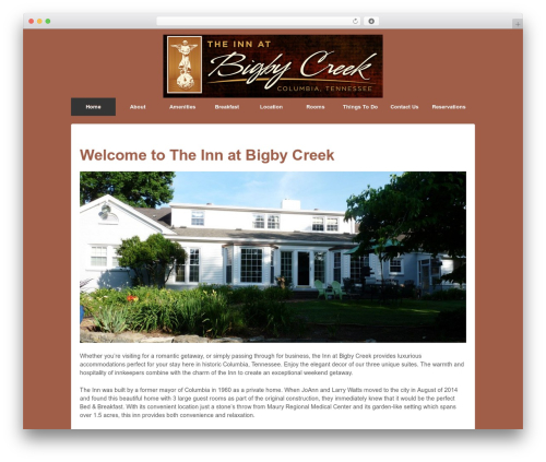 WordPress theme Responsive Pro - innatbigbycreek.com