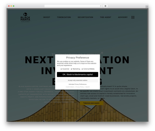 Ultimate layouts vc WordPress plugin - blackmanta.capital