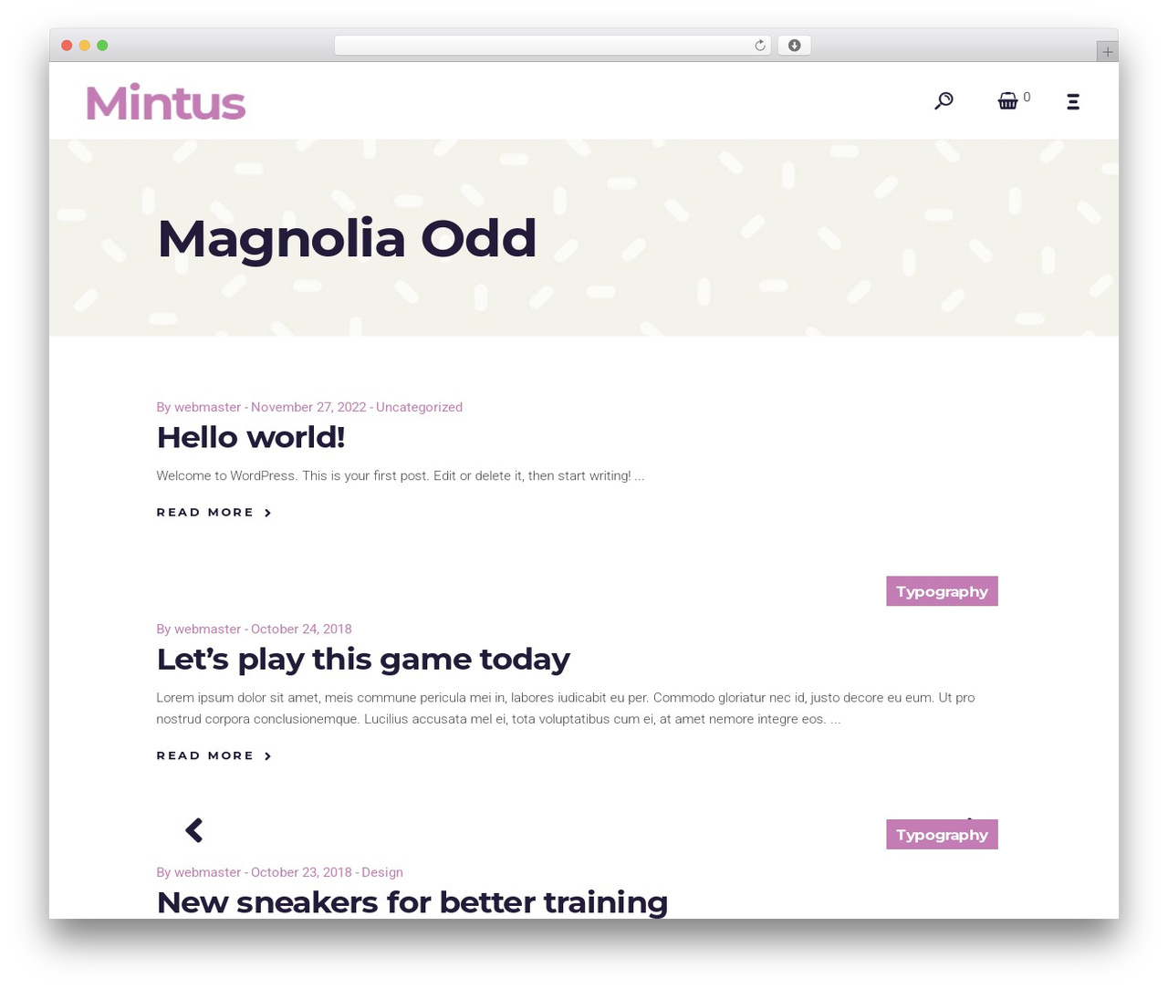WP theme Mintus - magnoliaodd.com WP theme Mintus - magnoliaodd.com