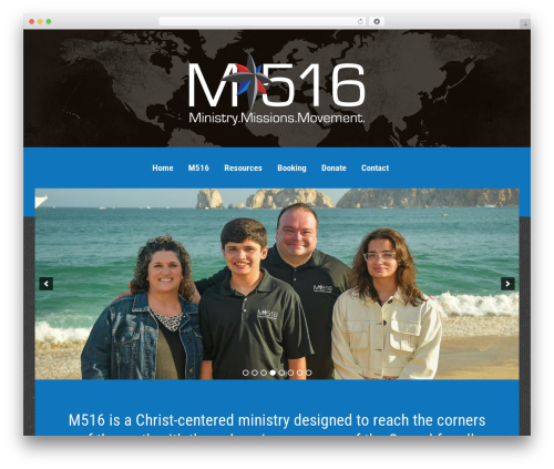 Builder WordPress theme - the516movement.com