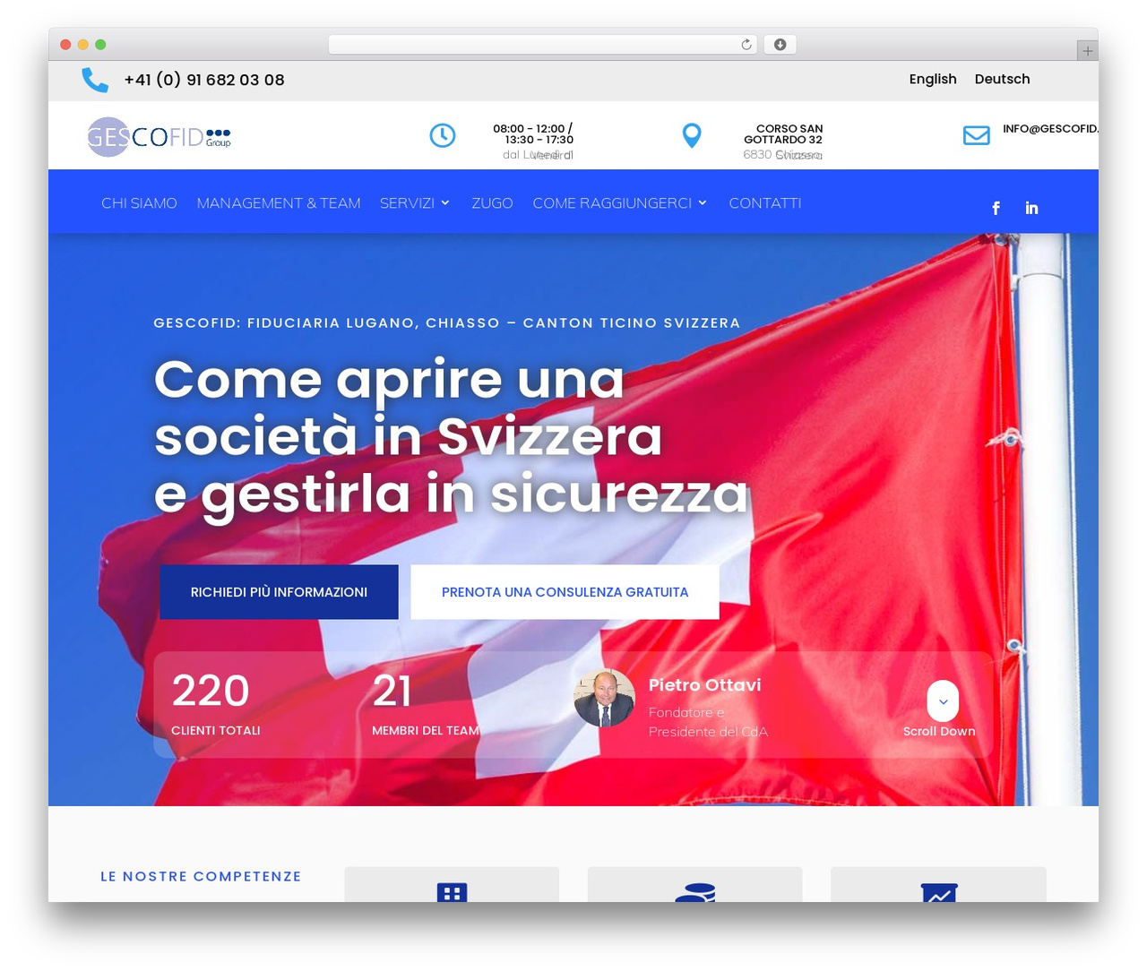 Divi WordPress theme - fiduciaria-lugano.com