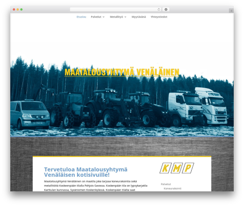 Divi WordPress theme - mtyvenalainen.fi