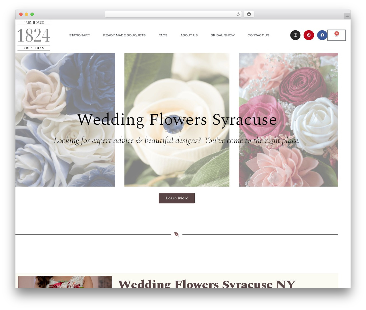 Hello Elementor WordPress wedding theme - 1824farmhousecreations.com
