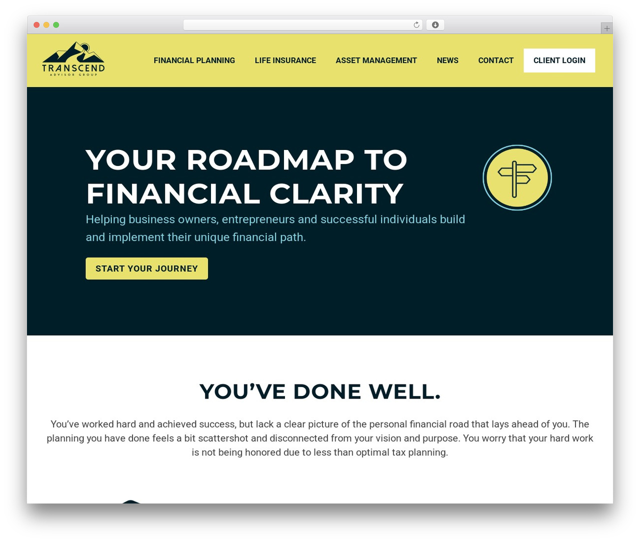 Mindspike theme WordPress - transcendadvisorgroup.com
