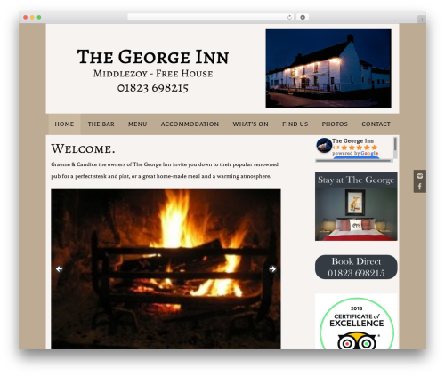 Nirvana theme WordPress - thegeorgeinnmiddlezoy.co.uk