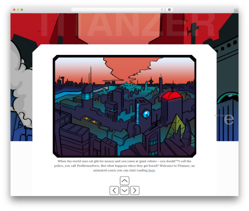 Skeleton top WordPress theme - titanzer.com