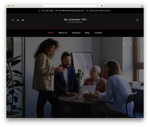 Stygian theme WordPress free - thirstyjourneys.com