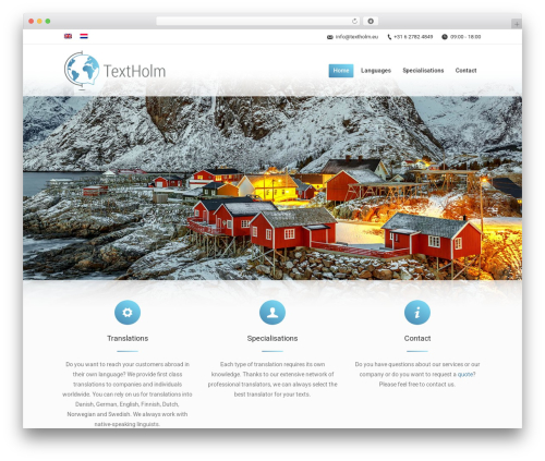 The7.2 WordPress theme - textholm.eu
