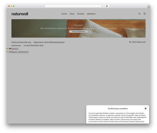 Theme WordPress Heim - naturwoll.com