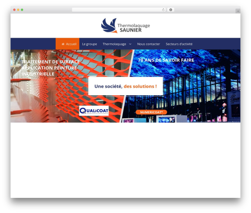 Theme WordPress Hydrogen - thr-saunier.fr