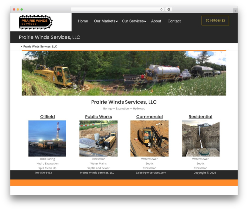 Theme WordPress Nirman Construction - pw-services.com