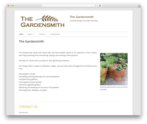 Tiny Forge garden WordPress theme - thegardensmith.com Tiny Forge garden WordPress theme - thegardensmith.com