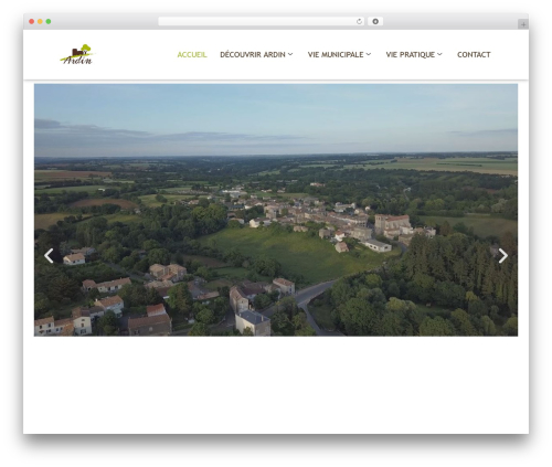 Webify WordPress theme - mairie-ardin.fr