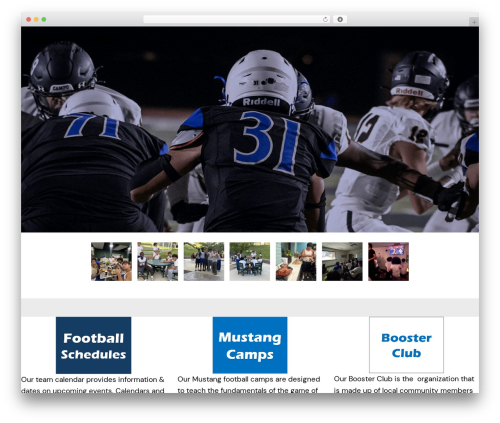 Conquerors top WordPress theme - dobsonfootball.com