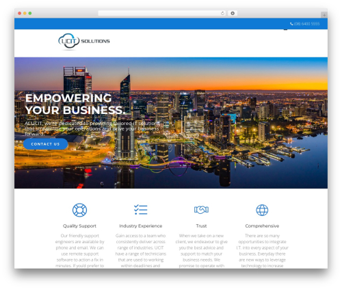 Navy theme WordPress - ucit.com.au