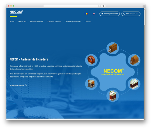 NECOM WordPress theme - necom.ro