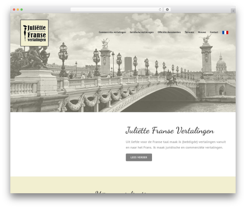 Versatile WordPress theme - juliettefransevertalingen.nl