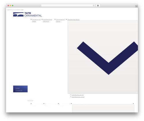 WordPress theme Bricks - tateornamental.com