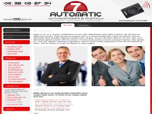 WordPress website theme 7automatic by Jus2Pom Studio