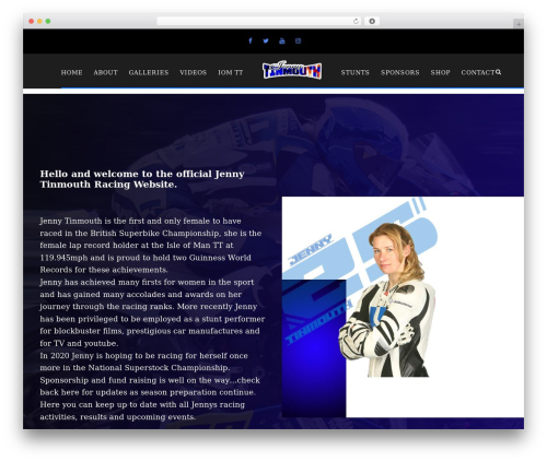 BigSlam theme WordPress - jennytinmouth.com