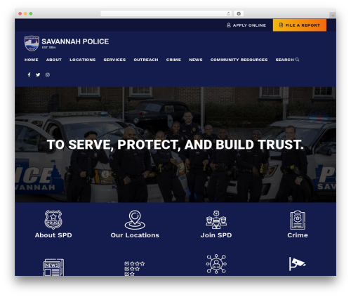 Hjs mobile menu WordPress plugin - savannahpd.org
