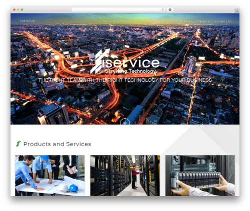 iService WordPress theme - iserviceglobalbiz.com
