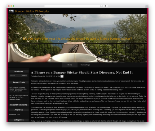 raindrops WordPress theme - bumperstickerphilosophy.com raindrops WordPress theme - bumperstickerphilosophy.com