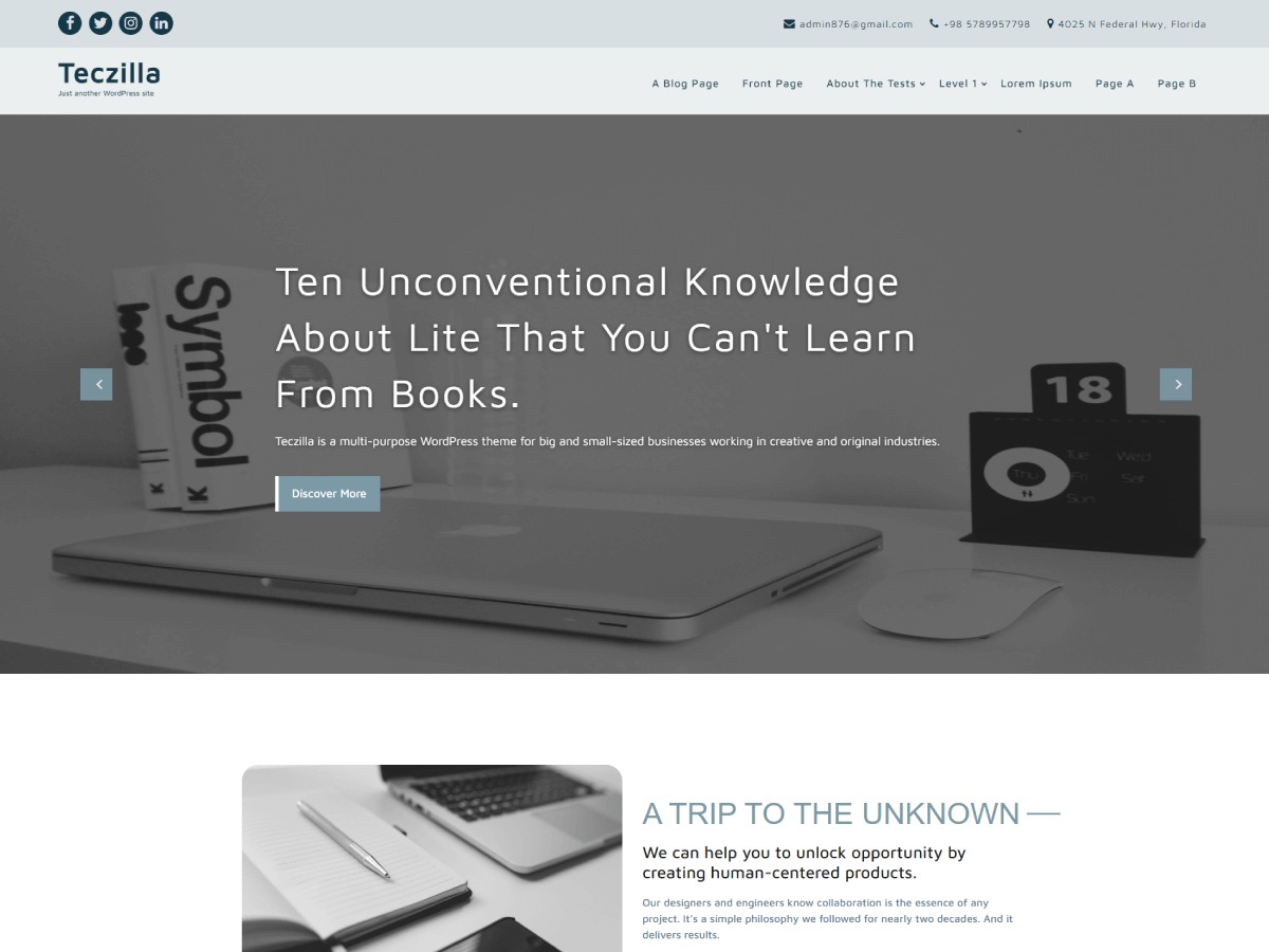 Teczilla Lite WordPress store theme Teczilla Lite WordPress store theme