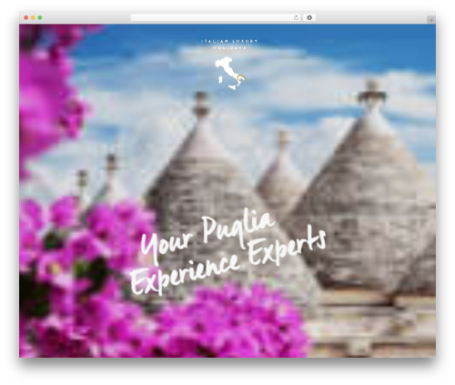 Uncode premium WordPress theme - italianluxuryholidays.com