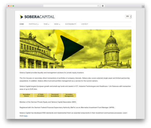 WordPress theme Tiny Forge - sobera-capital.com