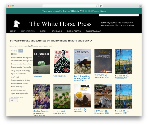 WordPress theme AJtheme - www.whpress.co.uk/publications