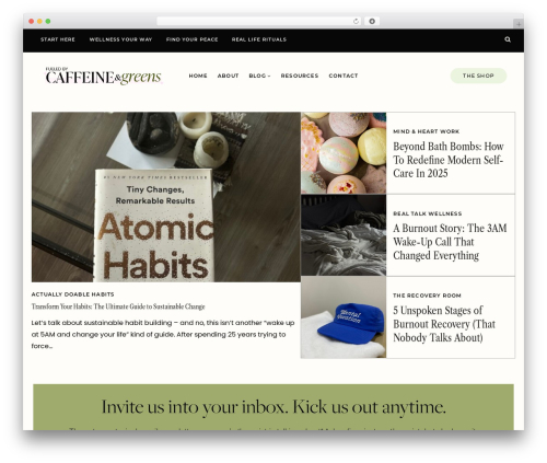 WordPress theme Edit - fueledbycaffeineandgreens.com WordPress theme Edit - fueledbycaffeineandgreens.com