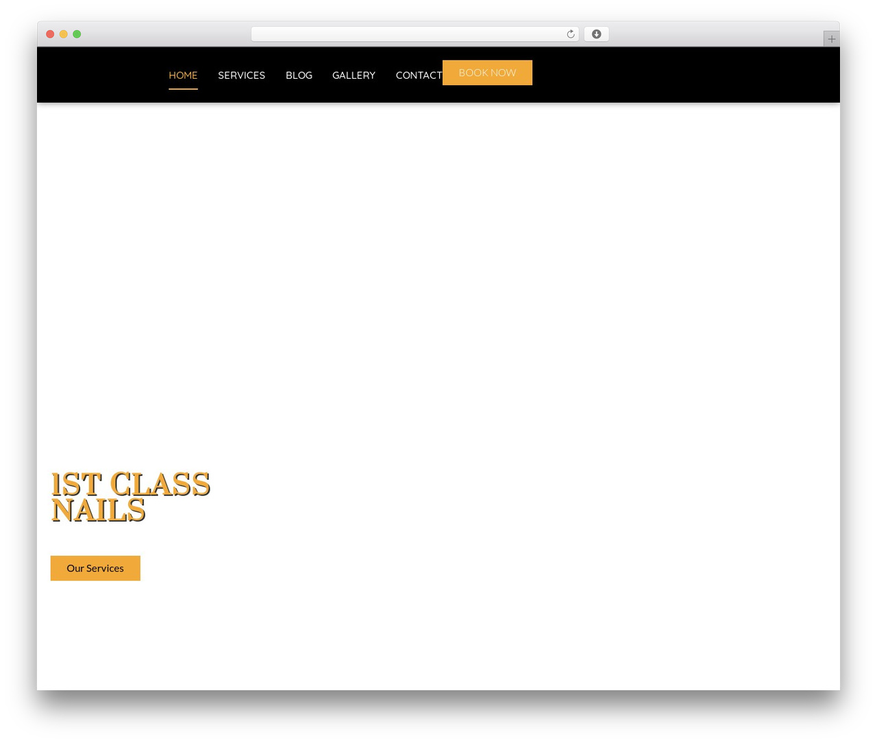 WordPress theme Hello Elementor - 1stclassnailsrockwall.com