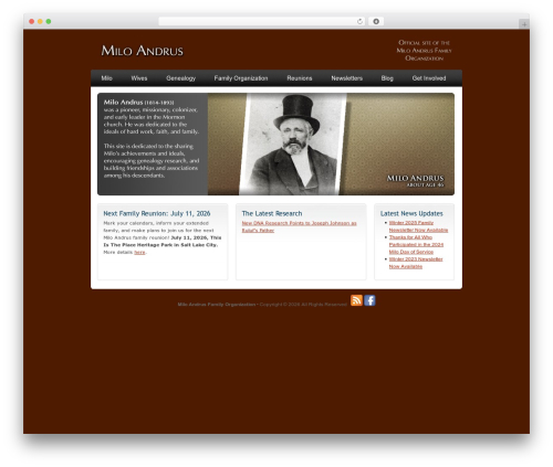 Architect Theme top WordPress theme - miloandrus.org