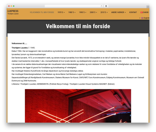 Bulk WordPress page template - luxpress.dk