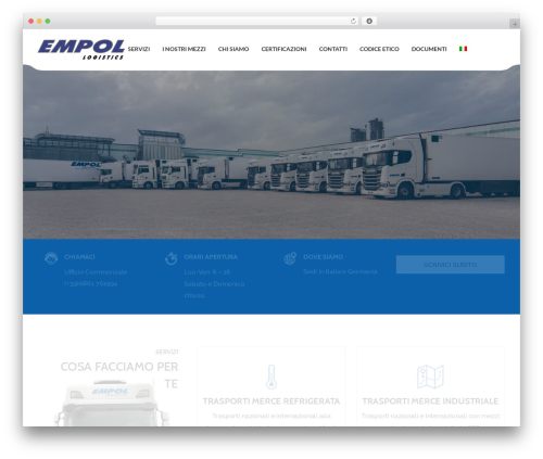 Cargo theme WordPress - empol-logistics.com